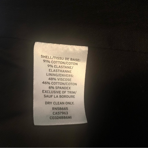 NORDSTROM SIGNATURE and Caroline Issa Black Blazer - Picture 3 of 4